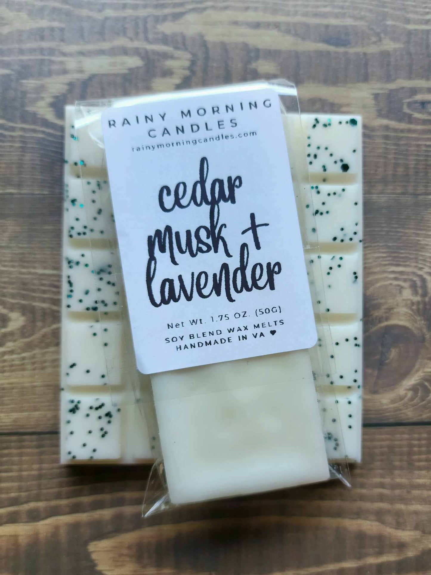 Cedar Musk + Lavender Snap Bar Wax Melts