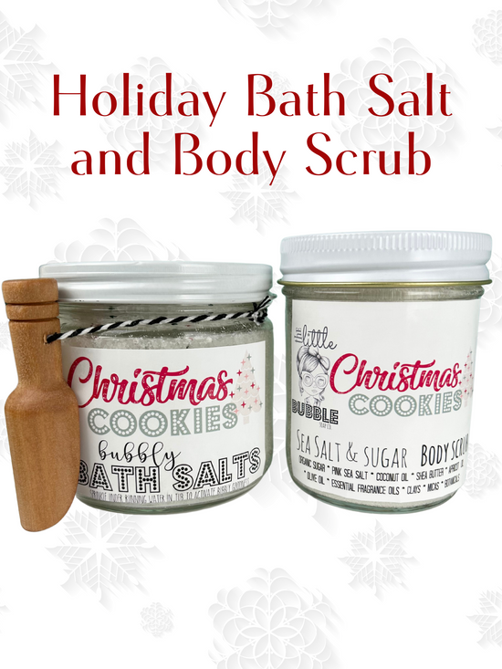 Christmas Cookie Sea Salt Sugar Scrub