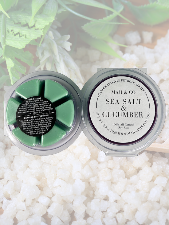 Cucumber and Sea Salt Soy Wax Melt