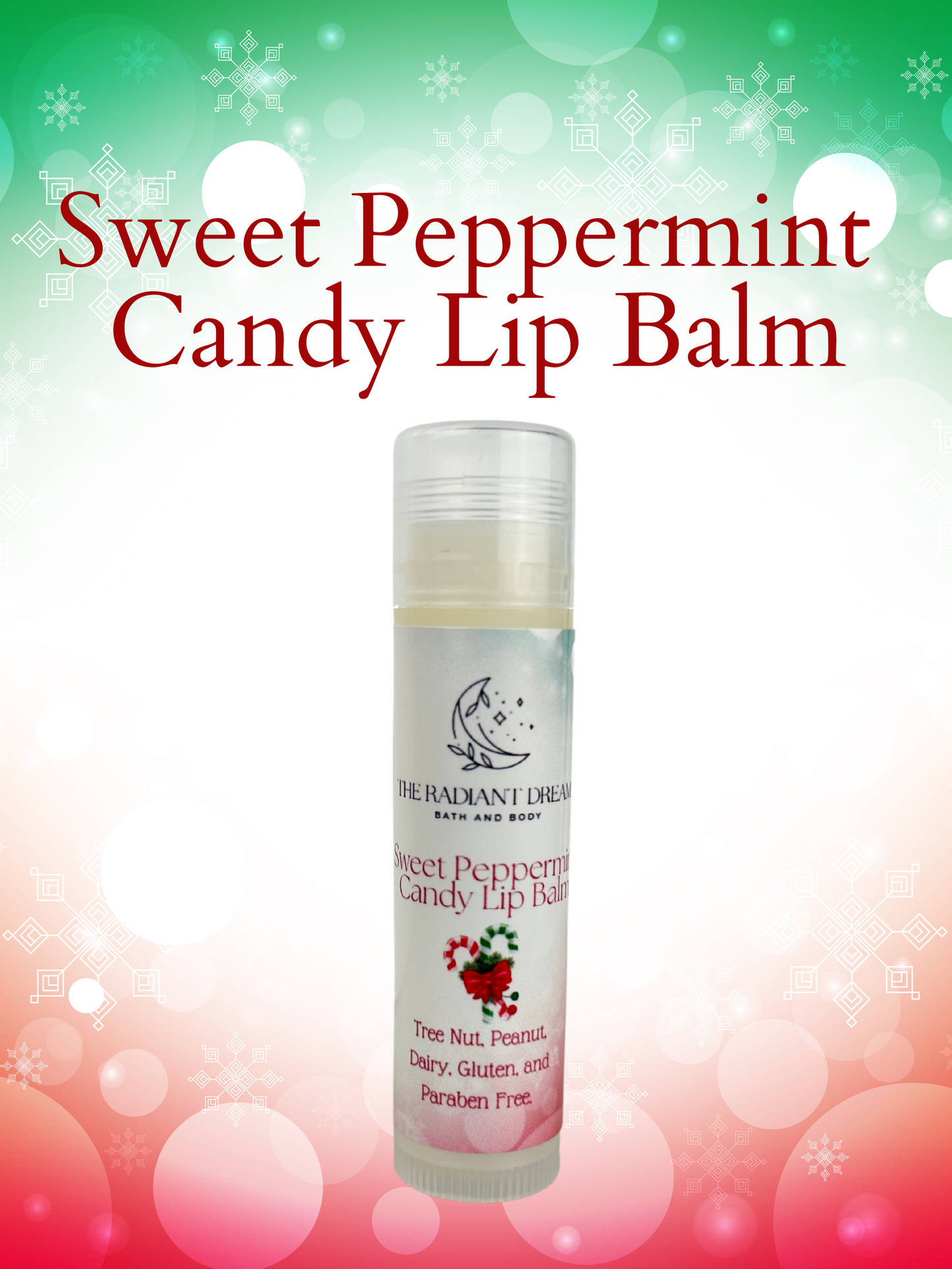 Sweet Peppermint Candy Lip Balm