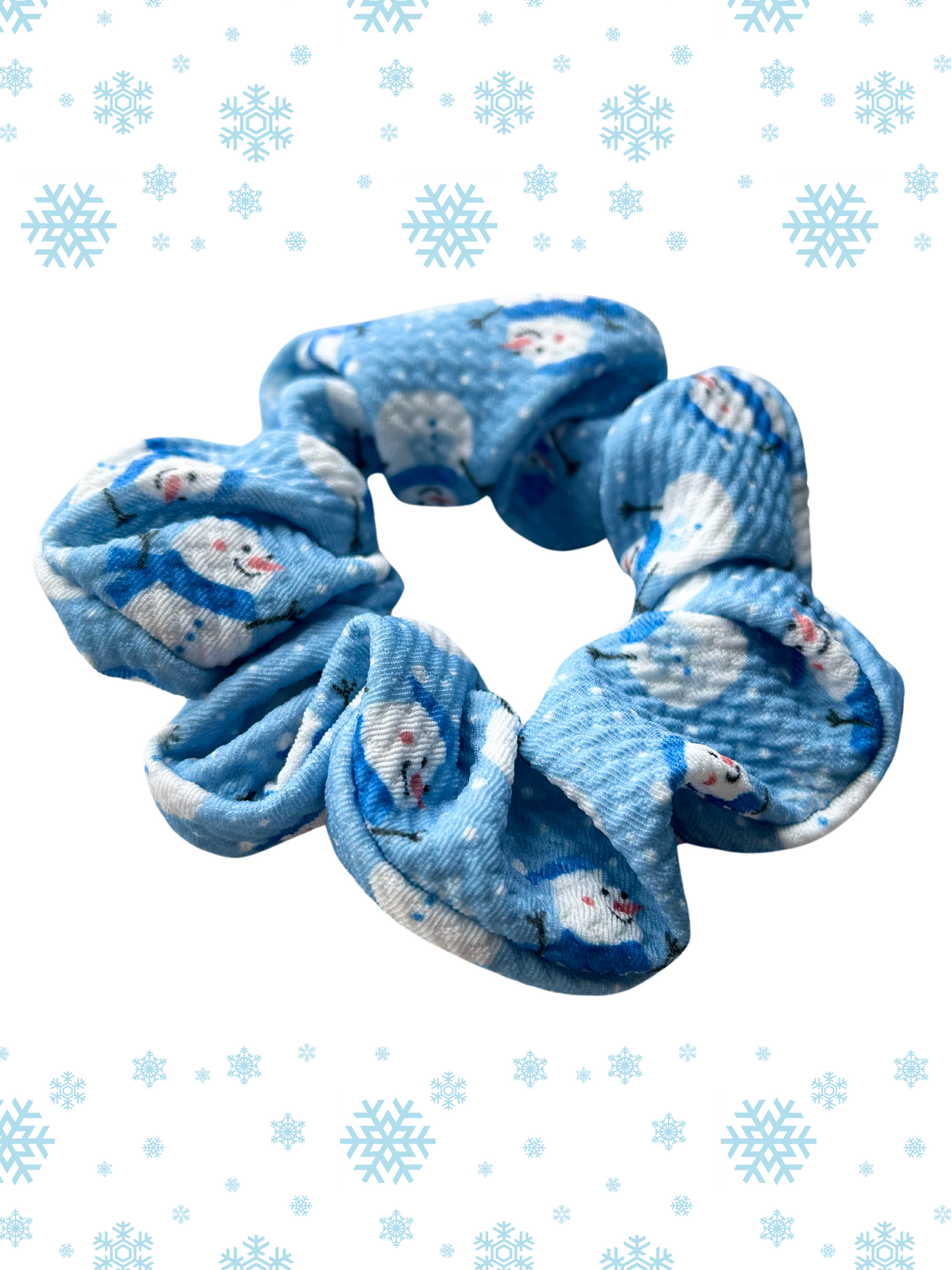 Snowman Small Bullet Scrunchie