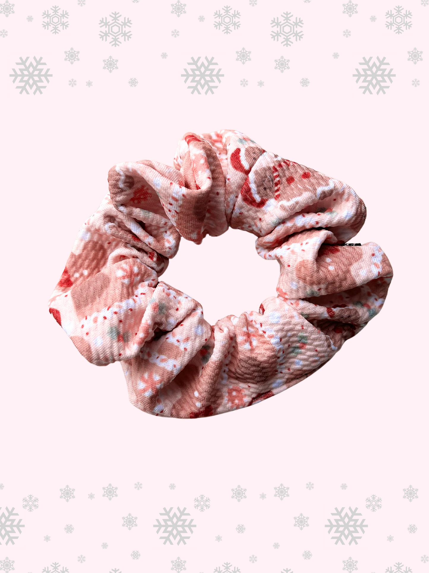 Gingerbread Small Bullet Scrunchie