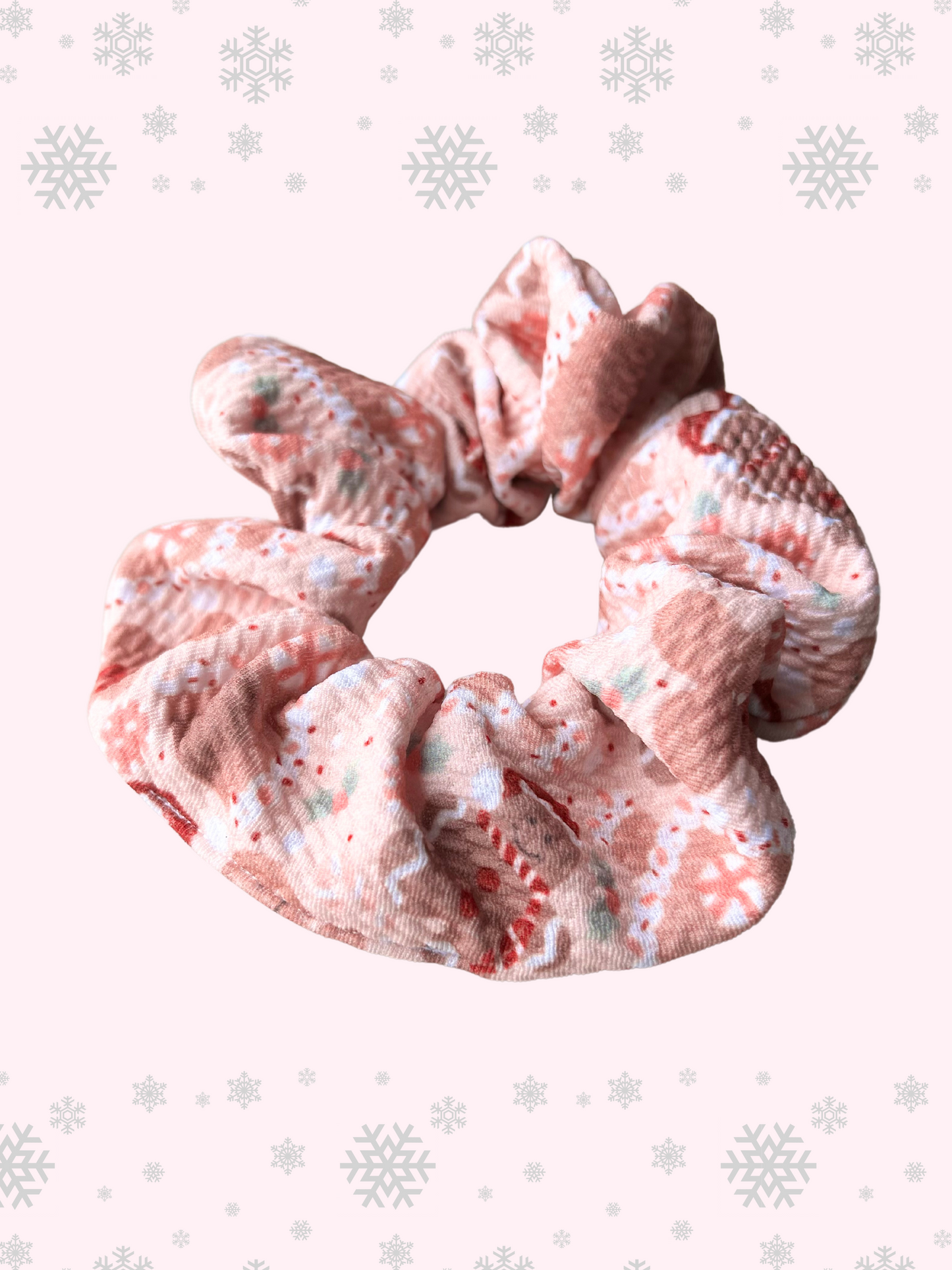 Gingerbread Small Bullet Scrunchie