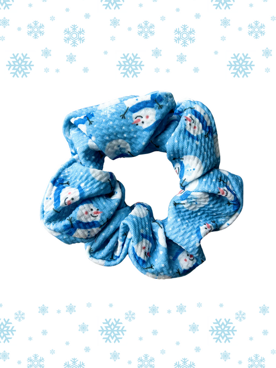 Snowman Small Bullet Scrunchie