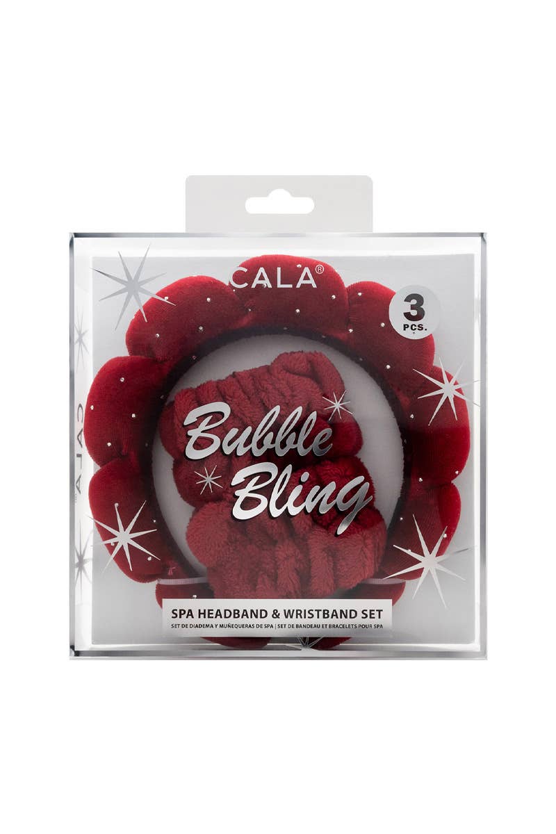 CALA 69134 Red Bubble Bling Spa Essential Set - 6 set