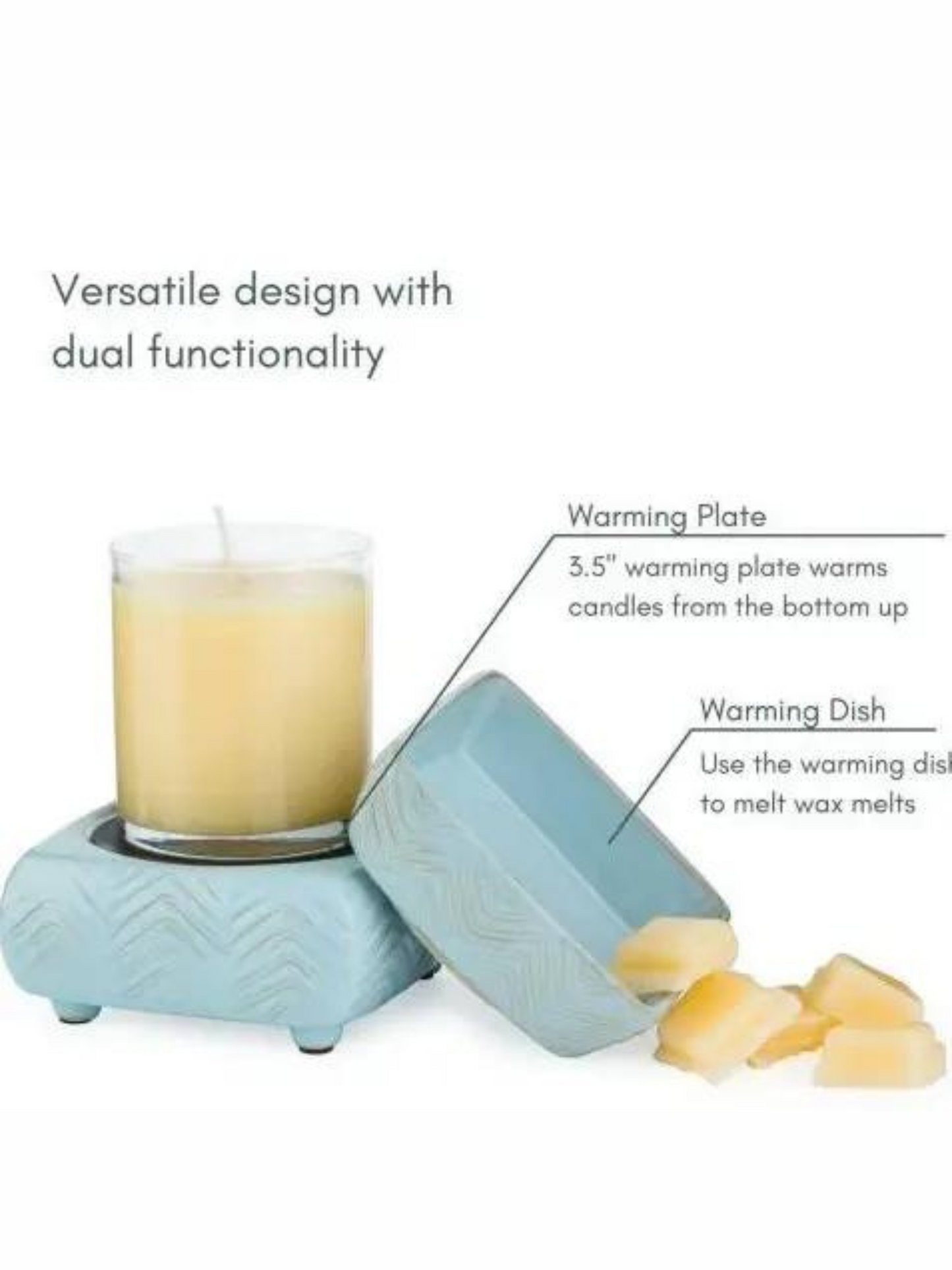 Chevron 2-In-1 Wax Melt Warmer (Electric)