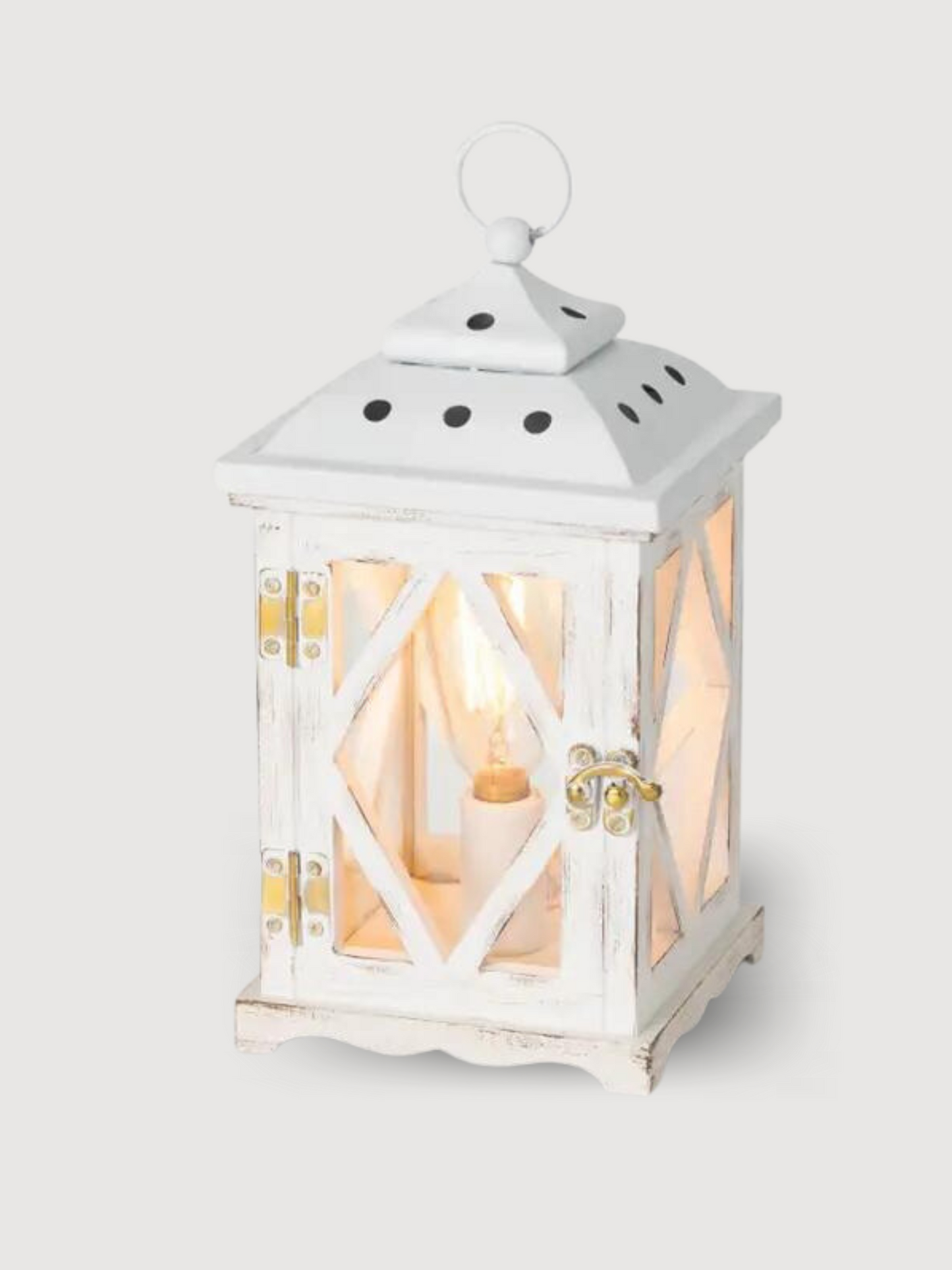 Moira White Lantern Wax Melt Warmer (Electric)