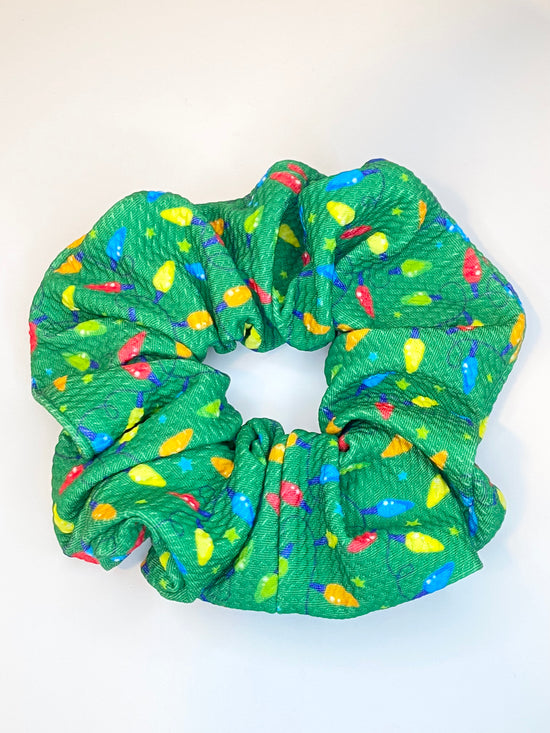 Holiday Lights Bullet Scrunchie (Large)